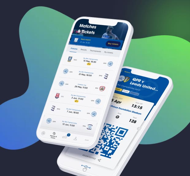 Interfaces of FootballNet application