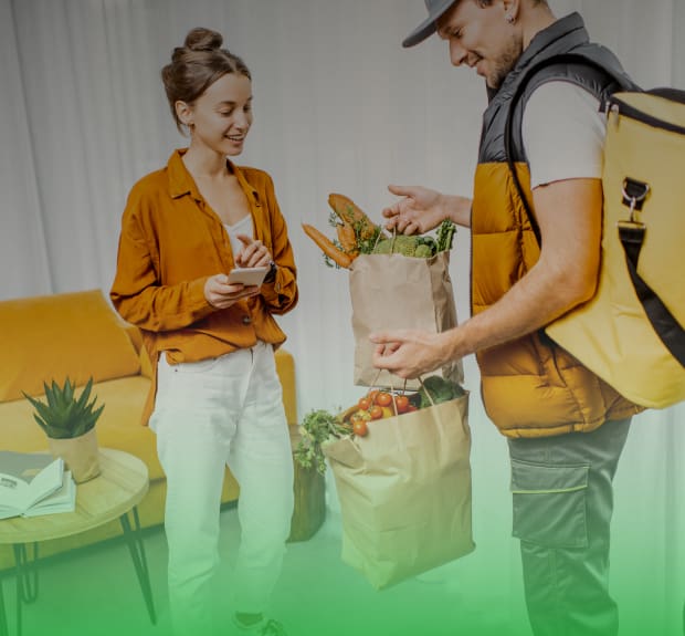 Grocery delivery for hypermarket chain